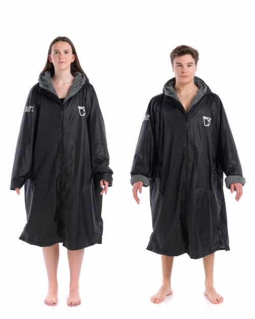 Pro Dry Series Changing Robe in Black/Grey L/XL